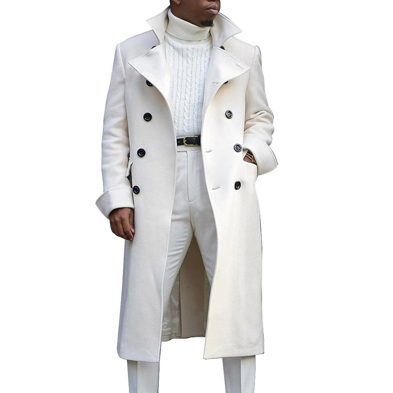 Mario™ | Lapel Double Breasted Trench Coat