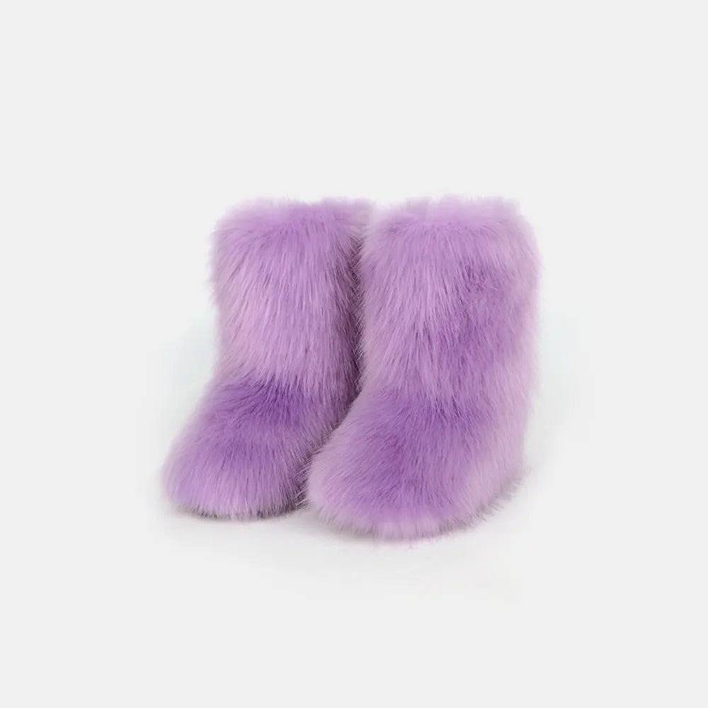 Cove Marino — Thermal Fuzzy Platform Boots Fashion Footwear, alternate view 7