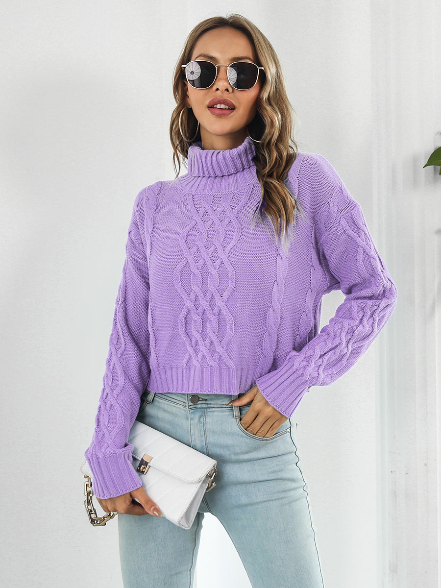Vale Rivière — Turtleneck Dropped Shoulder Sweater, alternate view 7