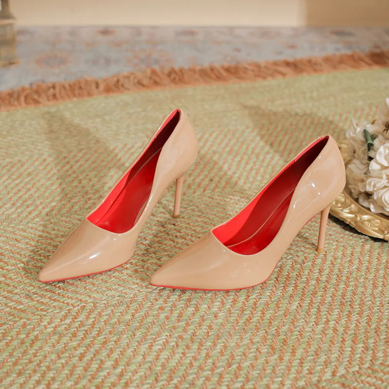Fable Venturi — Point Toe Kitten Heels Pumps Fashion Footwear, alternate view 5
