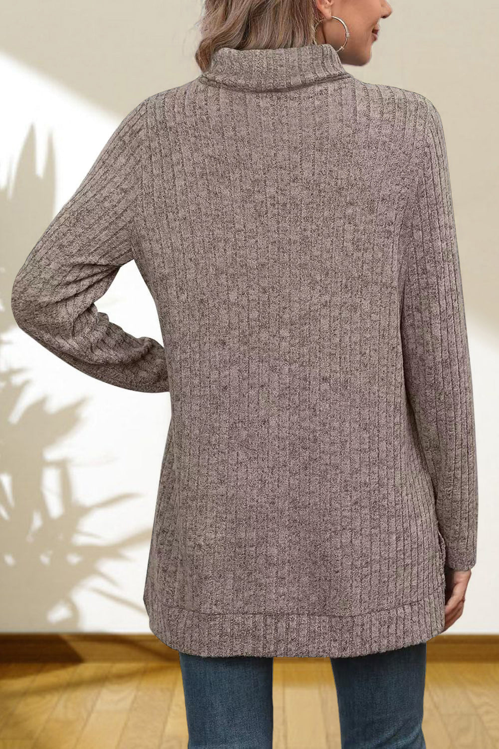 Ciel Rousseau — Turtleneck High Low Top, alternate view 16