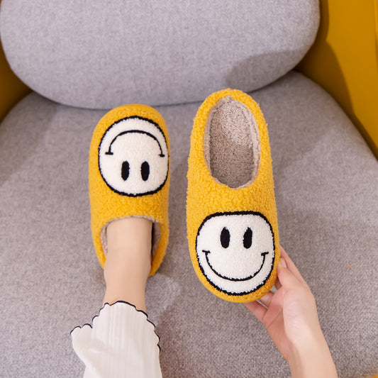 Melody Smiley Face Slippers - Opulent Empire