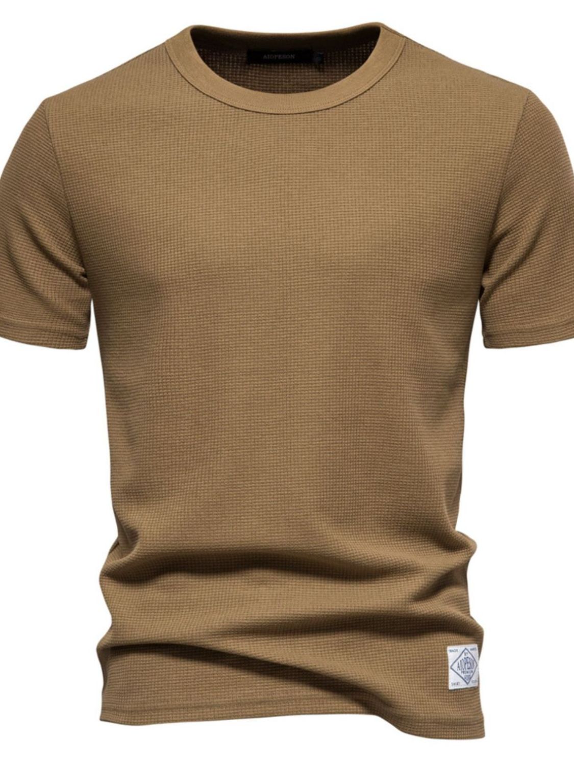 Nathaniel — Men's Waffle-Knit Short Sleeve T-Shirt, alternate view 10