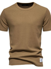 Nathaniel — Men's Waffle-Knit Short Sleeve T-Shirt, alternate view 10