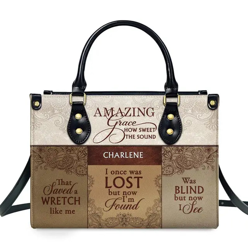 Jocelyn Montclair — Luxury African Girl Print Leather Top-Handle Tote Handbag, alternate view 27