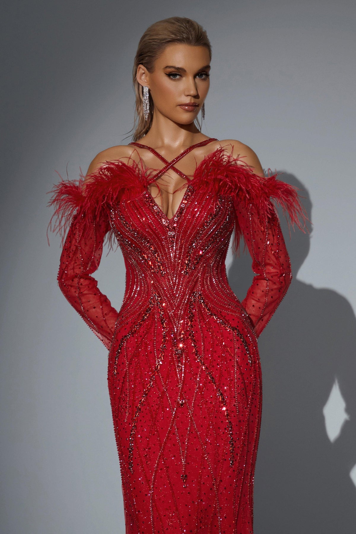 Shoreline Sparkle — HM332 Formal Evening Gown, alternate view 7