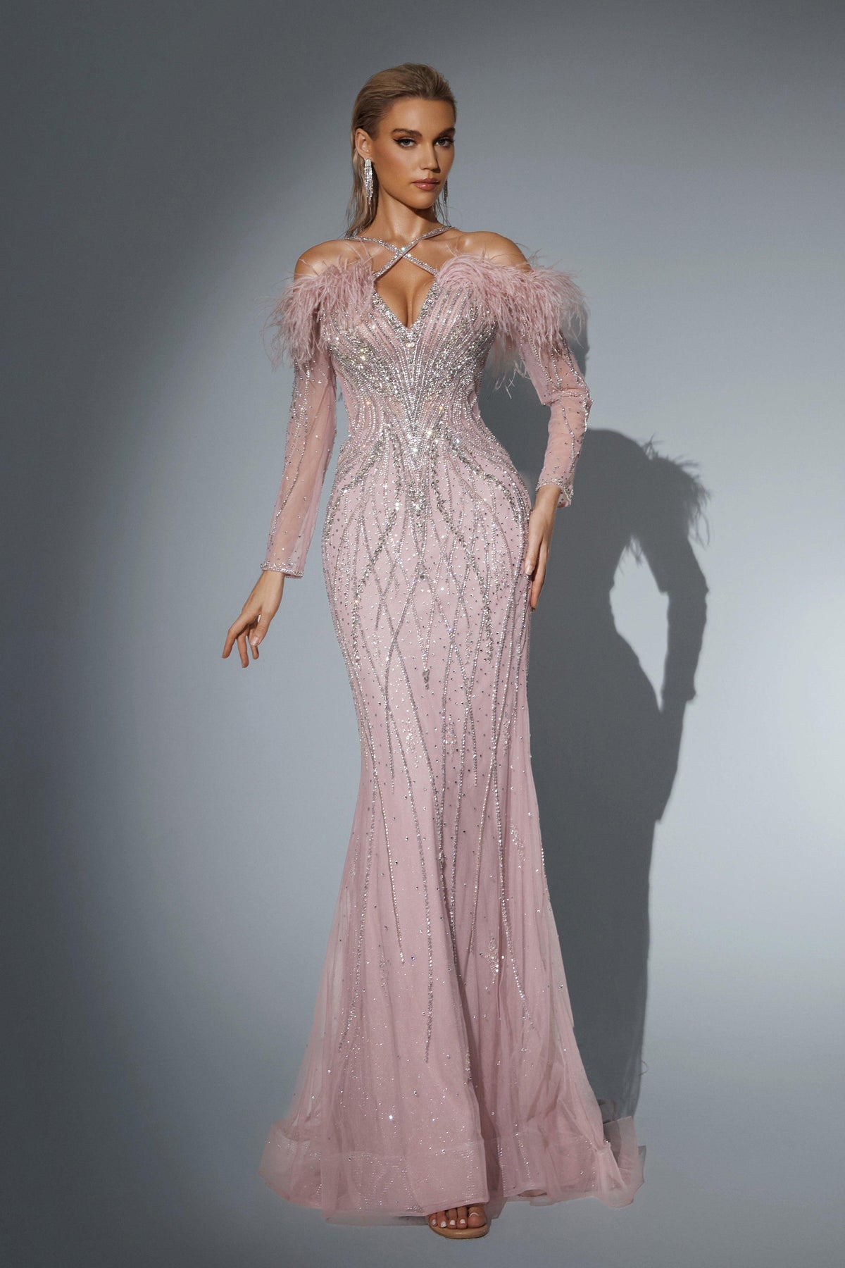 Shoreline Sparkle — HM332 Formal Evening Gown, alternate view 6