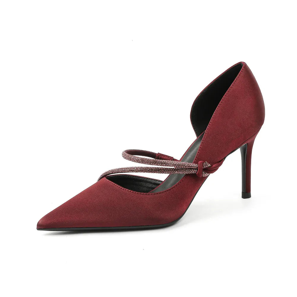 Finley Sorrento — Point Toe Rhinestone High Heel Pumps, alternate view 2