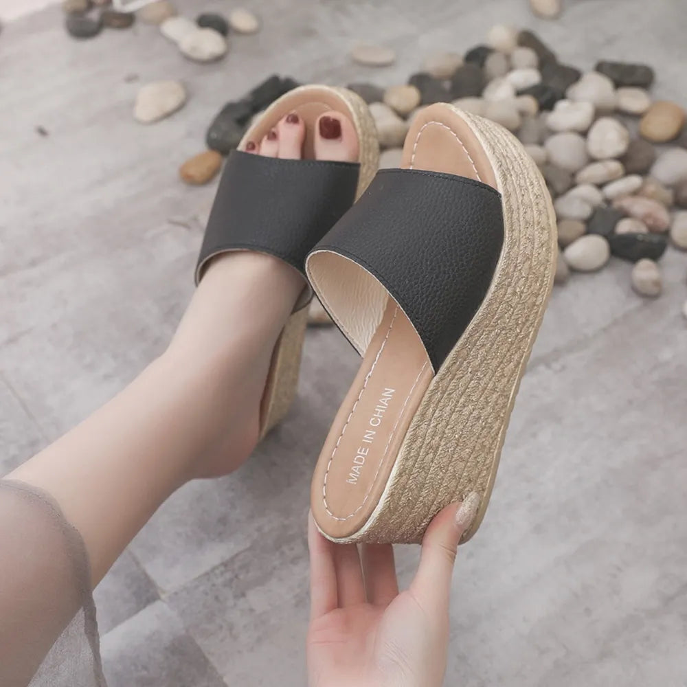 Lake Venturi — PU Leather Open Toe Sandals Fashion Footwear, alternate view 3