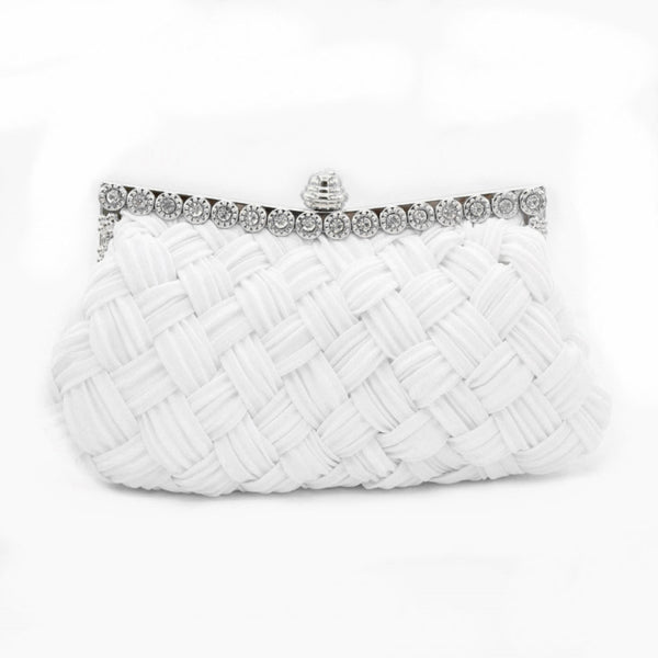 Diamond Bridal Clutch Bag Fold Dress Female Cloth Bag