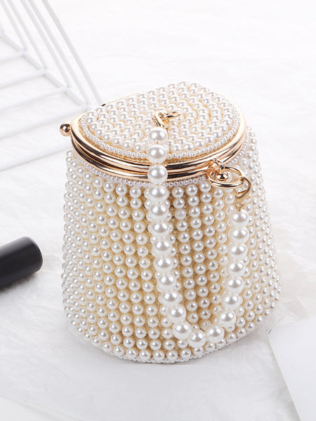 Pearl Evening Bag Mini Portable Evening Bag Niche Bag