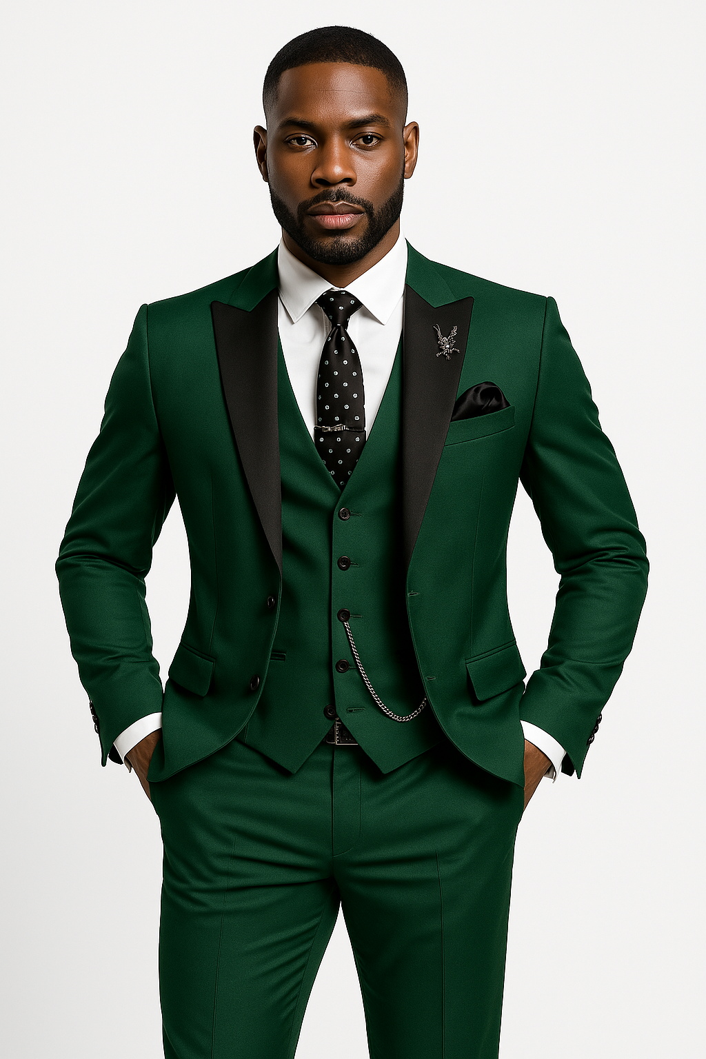 Elspeth — Men's Three-piece Suit Bridegroom Best Man Wedding Suit Men, alternate view 31