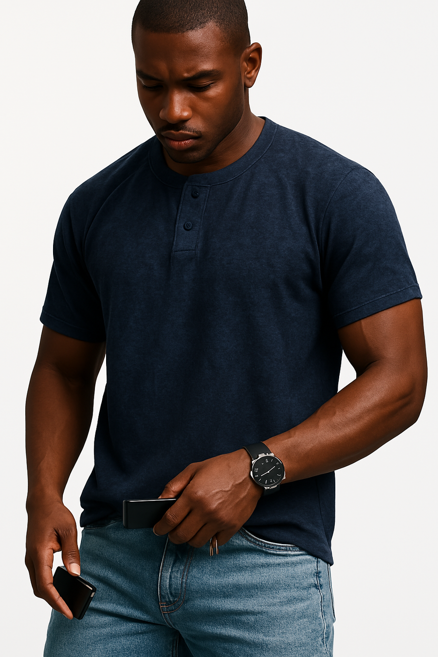 Nikolai Beaumont — Men's Full Size Round Neck Short Sleeve T-Shirt Plus Size