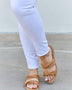 Qupid Summertime Fine Double Strap Twist Sandals - Opulent Empire
