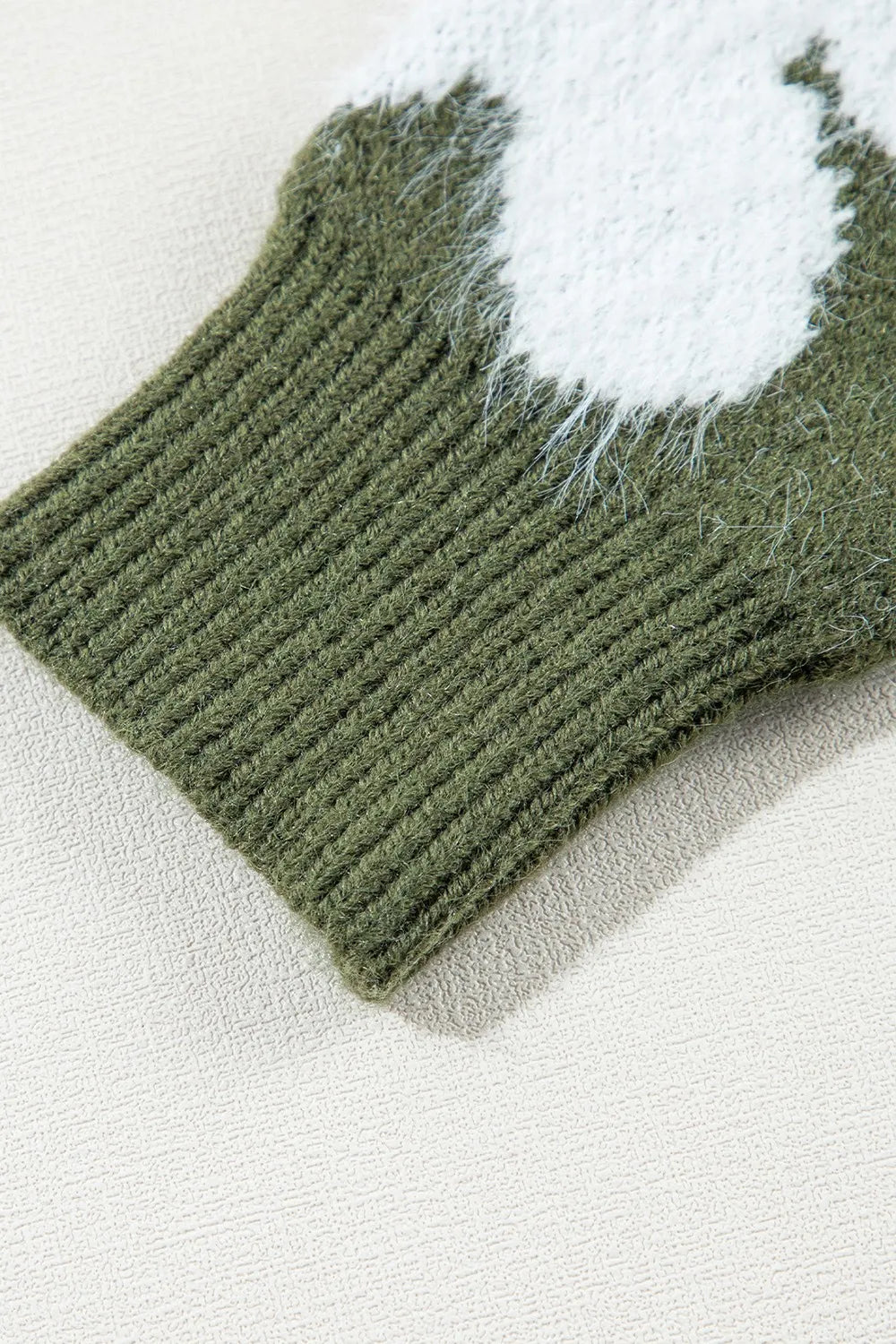 Harbor Rivière — Flower Round Neck Long Sleeve Sweater, alternate view 7