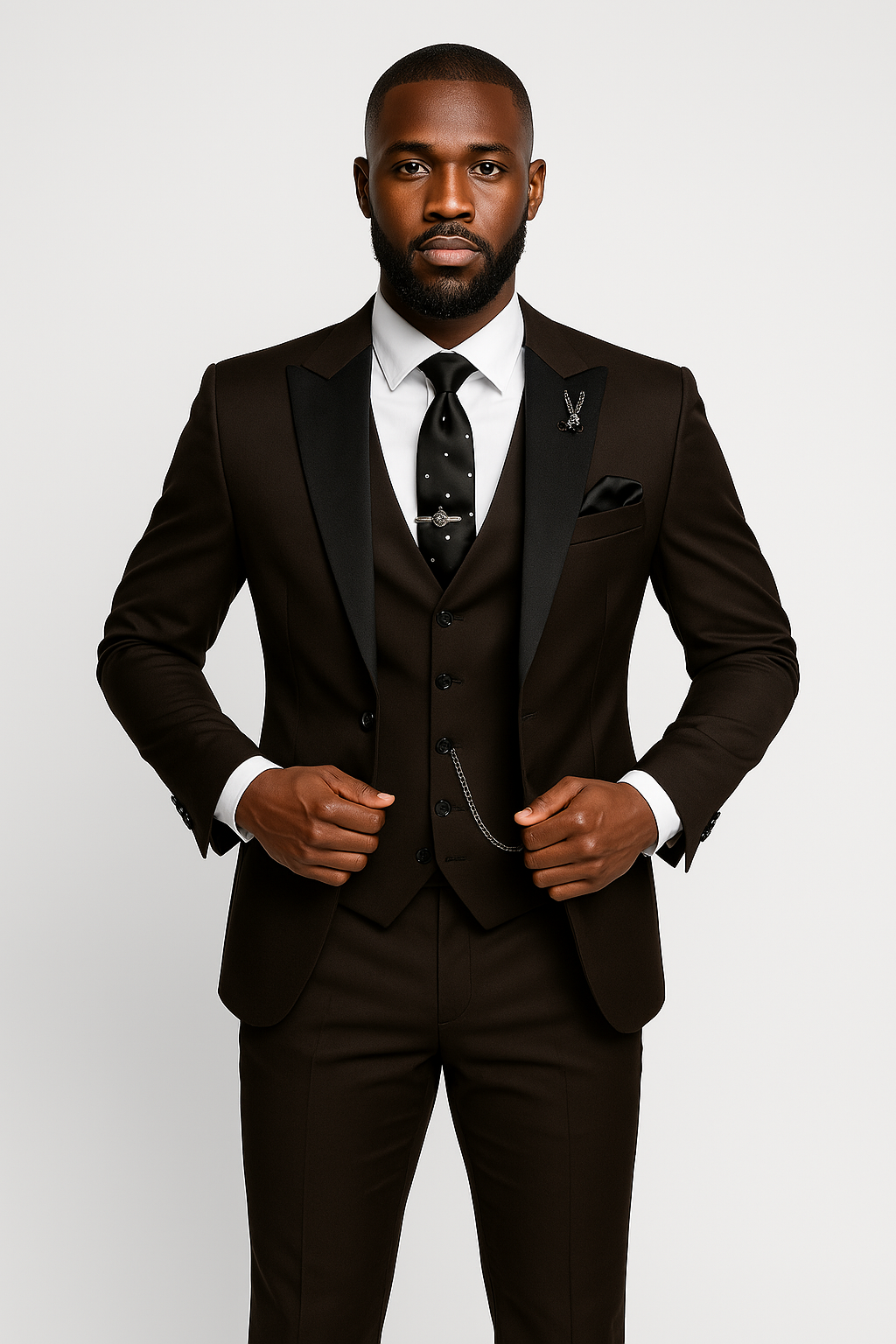 Elspeth — Men's Three-piece Suit Bridegroom Best Man Wedding Suit Men, alternate view 33