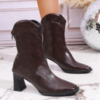 Wren Marino — Leather Block Heel Boots, alternate view 7
