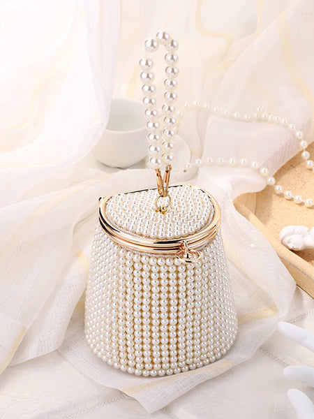 Pearl Evening Bag Mini Portable Evening Bag Niche Bag