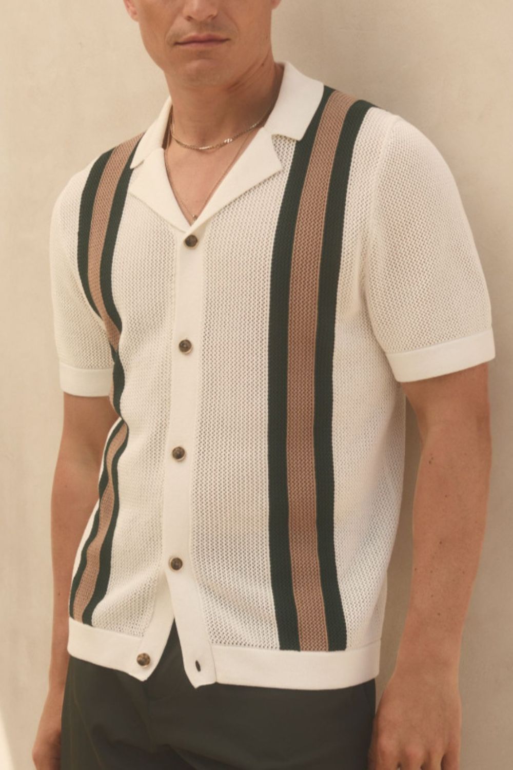 Lucian — Men's Plus Size Button Down Short Sleeve Shirt, alternate view 4