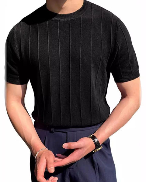 Men's Full Size Round Neck Short Sleeve T-Shirt Plus Size - Opulent Empire