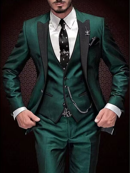 Men's Three-piece Suit Bridegroom Best Man Wedding Suit Men