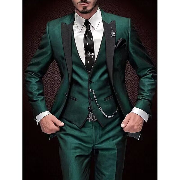 Men's Three-piece Suit Bridegroom Best Man Wedding Suit Men