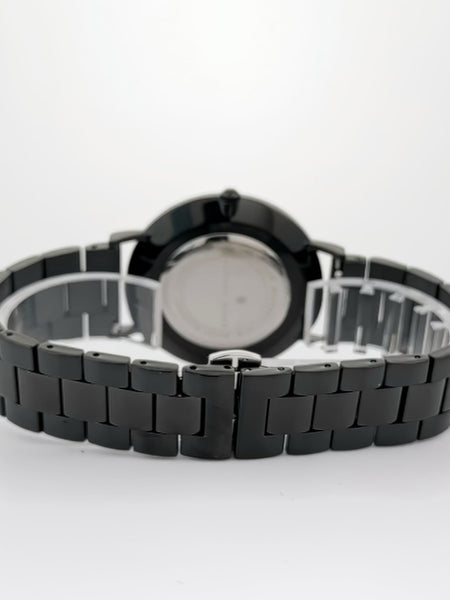 Alfred Sung Metropolitan Date Black Dial & Bracelet Stainless Steel watch