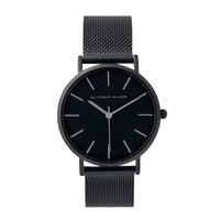 Alfred Sung Muse Black Dial & Bracelet Ladies watch — Muse Black Dial & Bracelet Ladies watch
