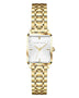 Alfred Sung Octavia XS Sunray White Dial Gold Bracelet Ladies watch