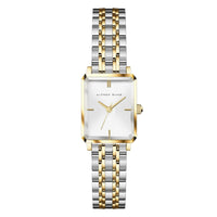 Alfred Sung Octavia XS Silver Sunray Dial Two-Tone Bracelet Ladies watch — Octavia XS Silver Sunray Dial…