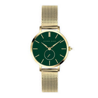 Alfred Sung Serenity Green Dial Gold Bracelet Ladies watch — Serenity Green Dial Gold Bracelet Ladies watch
