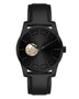 Alfred Sung Automatic Black Dial & Leather Strap Men's watch