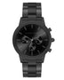 Alfred Sung Chronograph Black Sunray Dial Black Bracelet Men's watch
