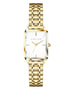 Alfred Sung Octavia White Dial Gold Bracelet Ladies watch