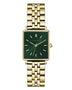 Alfred Sung Harmony Sunray Green dial Gold Stainless Steel Bracelet Ladies watch