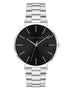 Alfred Sung Metropolitan Date Black Dial Silver Bracelet watch
