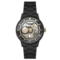 Alfred Sung Automatic III Black Skeleton Dial Black Bracelet Men's watch — Automatic III Black Skeleton Dial…