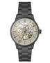 Alfred Sung Automatic III Grey Skeleton Dial Gunmetal Bracelet Men's watch