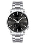 Alfred Sung Automatic II Black Sunray Dial Silver Bracelet Men's watch