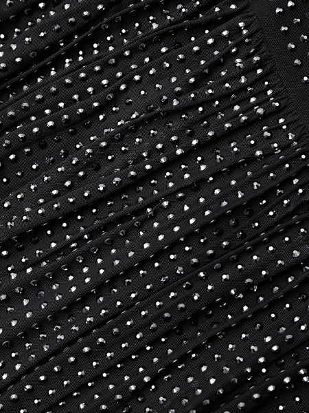 Firona™ | Crystal Mesh Maxi Dress - Opulent Empire