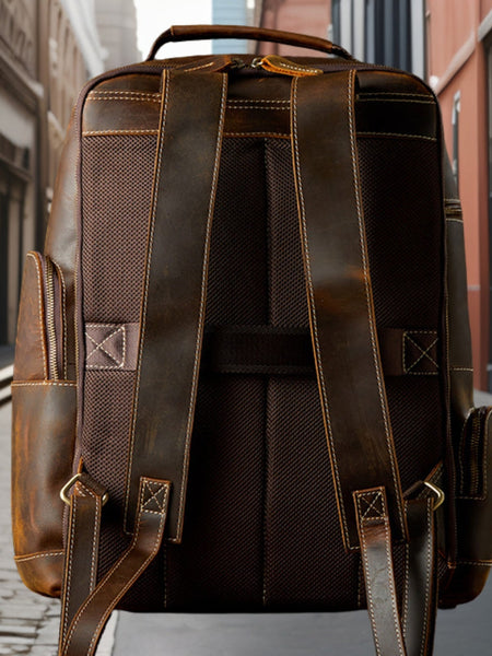 Lawrence™ | Premium Handmade Leather Backpack