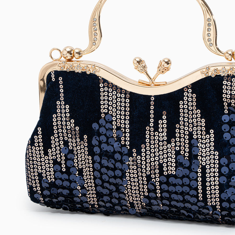 Alyannah Sequin Flannel Handbag - Opulent Empire