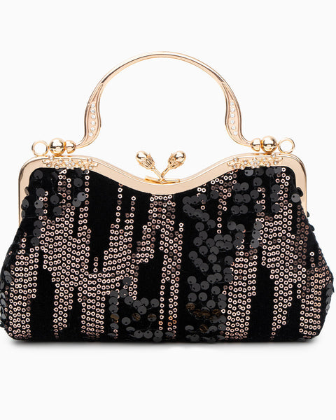 Alyannah — Sequin Flannel Handbag, alternate view 11