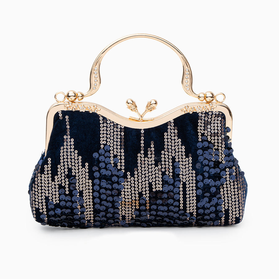 Alyannah Sequin Flannel Handbag - Opulent Empire