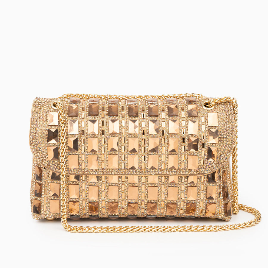 Ayesha Gemstones Clutch Bag - Opulent Empire