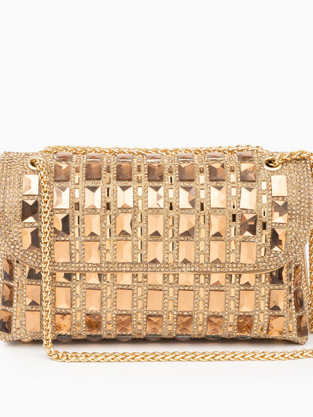 Ayesha Gemstones Clutch Bag - Opulent Empire