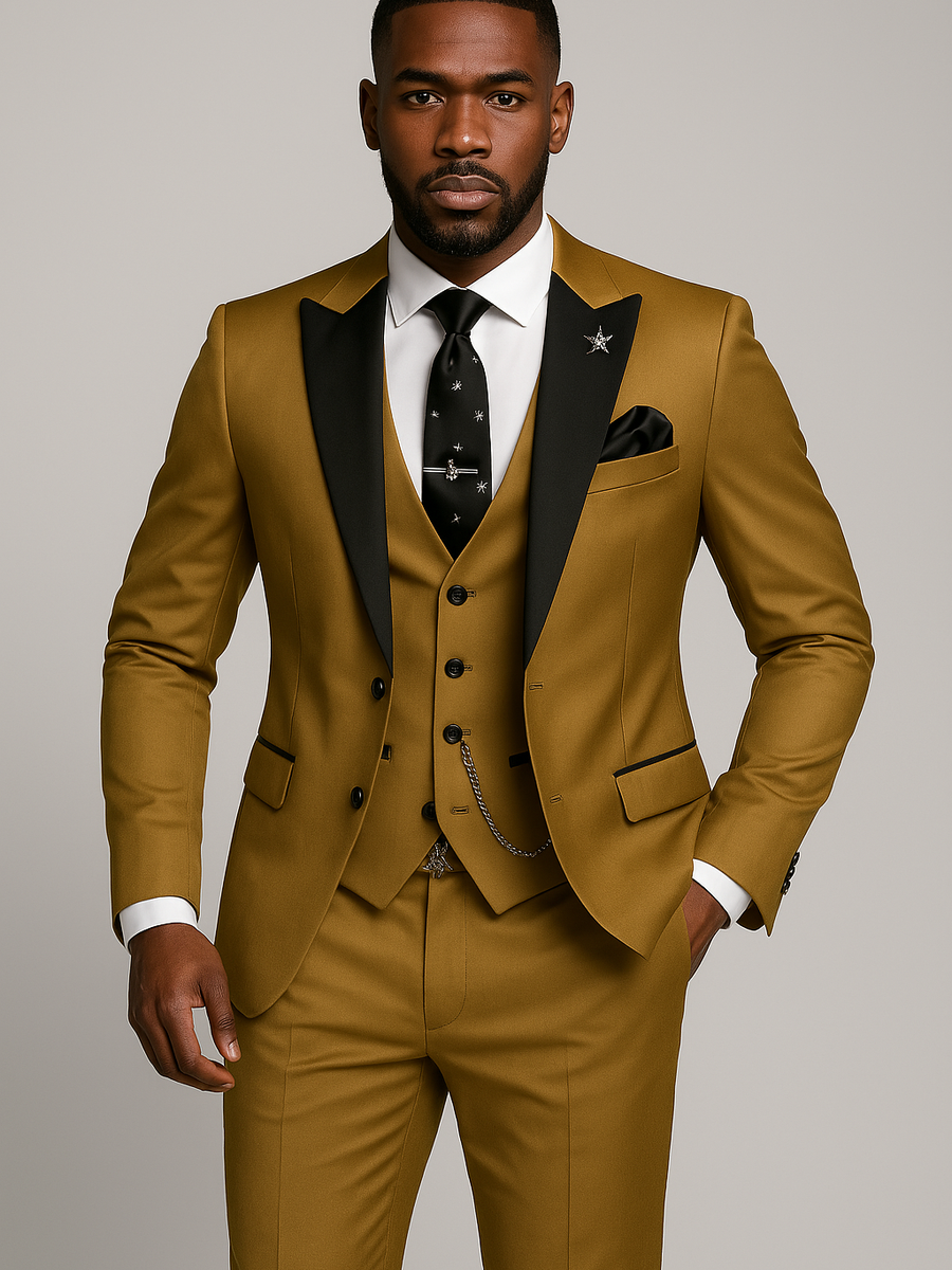 Men's Three-piece Suit Bridegroom Best Man Wedding Suit Men