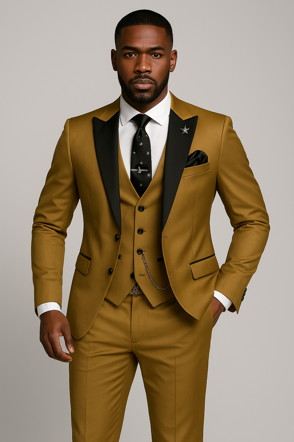 Elspeth — Men's Three-piece Suit Bridegroom Best Man Wedding Suit Men, alternate view 37