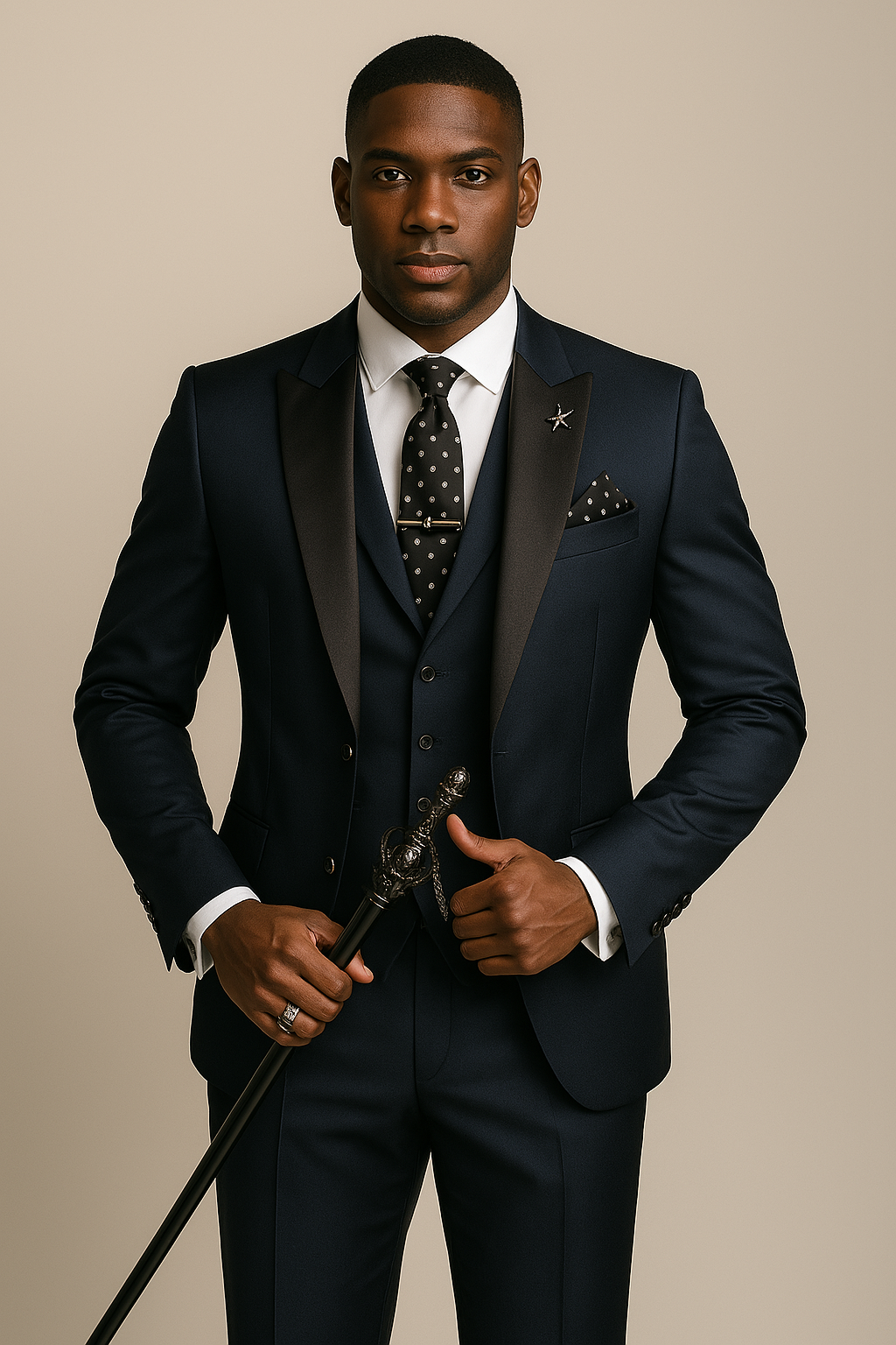 Elspeth — Men's Three-piece Suit Bridegroom Best Man Wedding Suit Men, alternate view 7