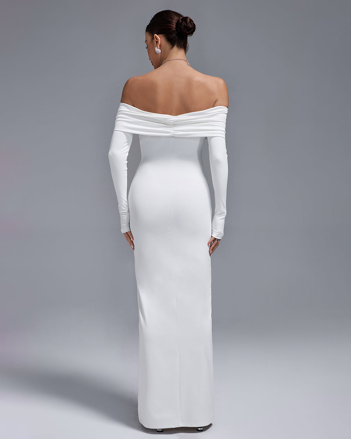 Off Shoulder Elegant Maxi Bodycon Dress